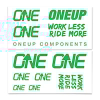 Samolepky OneUp Decal Kit Handlebar green