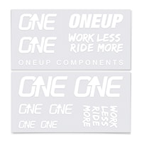 Samolepky OneUp Decal Kit Handlebar white