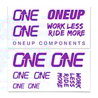 Samolepky OneUp Decal Kit Handlebar purple
