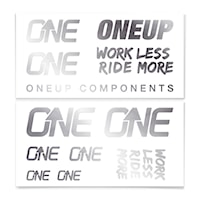 Samolepky OneUp Decal Kit Handlebar silver