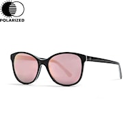 Sluneční brýle Horsefeathers Chloe gloss black | mirror rose