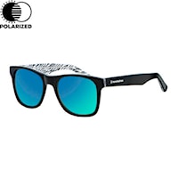 Sluneční brýle Horsefeathers Foster zebra | mirror green