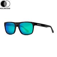 Sunglasses Horsefeathers Keaton gloss black | mirror green