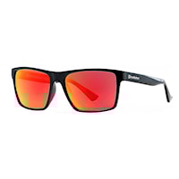 Sunglasses Horsefeathers Merlin gloss black | mirror red