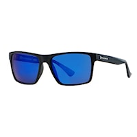 Sunglasses Horsefeathers Merlin matt black | mirror blue