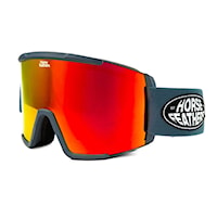 Snowboardové brýle Horsefeathers Feston storm | mirror red 2027