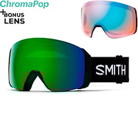 Snowboardové okuliare Smith 4D Mag XL black | cp sun green mirror+cp storm blue 2026