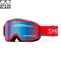 Gogle snowboardowe Smith Daredevil crimson a-maze-zing | blue sensor mirror 2025