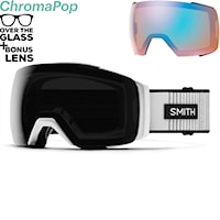 Gogle snowboardowe Smith I/O Mag XL white fade out | cp sun black+cp storm blue sensor m 2026