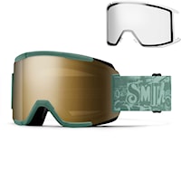 Gogle snowboardowe Smith Squad cactus zine | cp sun black gold mirror+clear 2026