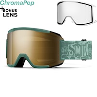 Gogle snowboardowe Smith Squad cactus zine | cp sun black gold mirror+clear 2026
