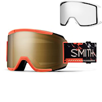 Gogle snowboardowe Smith Squad cinder chop up | cp sun black gold mir+clear 2026