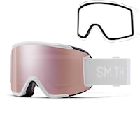 Snowboard Goggles Smith Squad S white vapor | cp ed rose gold mirror+clear 2026