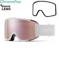 Gogle snowboardowe Smith Squad S white vapor | cp ed rose gold mirror+clear 2026