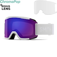 Gogle snowboardowe Smith Squad white vapor | cp edviolet mirror+clear 2026