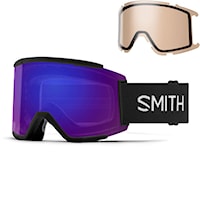 Snowboardové okuliare Smith Squad XL black | cp ev violet miror+cp storm amber 2026