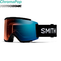 Snowboardové okuliare Smith Squad XL black | cp pro photochromic  blue mirror 2026