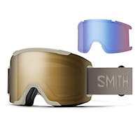 Gogle snowboardowe Smith Squad2 2Cp chalk | cp sun black gold mirror+cp storm blue sensor 2027