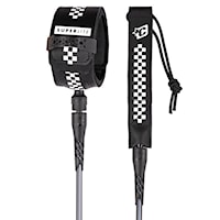 Surf leash Creatures Superlite Pro 6 black white chex