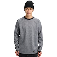 Bluza techniczna Burton Crown Weatherproof Crew true black heather 2026
