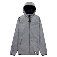 Bluza techniczna Burton Crown Weatherproof FZ true black heather 2026
