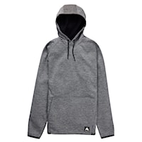 Technická mikina Burton Crown Weatherproof PO true black heather 2026