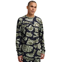 Koszulka Burton Lightweight X Crew graffiti camo 2026