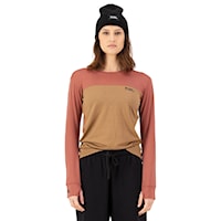 Tričko Mons Royale Wms Yotei Merino LS canyon rose/toffee 2026