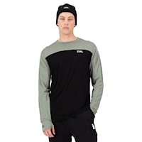 T-shirt Mons Royale Yotei Merino LS willow/black 2026