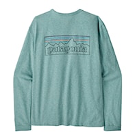 T-shirt Patagonia W's L/S P-6 Logo Responsibili-Tee p-6 outline: vrtll blue 2025