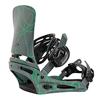 Vázání na snowboard Burton Cartel gray/green voltage 2027