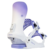 Vázání na snowboard Gravity Fenix white/violet 2027