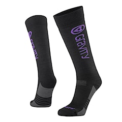 Snowboard Socks Gravity Icon Lady black/lavender 2025