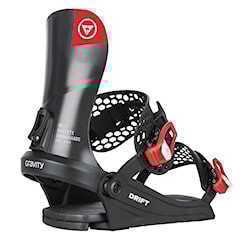 Vázání na snowboard Gravity Drift black/red 2026