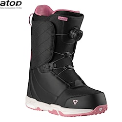 Boty na snowboard Gravity Aura Atop black/rose 2025