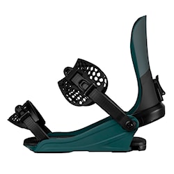 Vázání na snowboard Gravity Drift steel green 2025