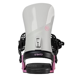 Vázání na snowboard Gravity Fenix grey/rose 2025