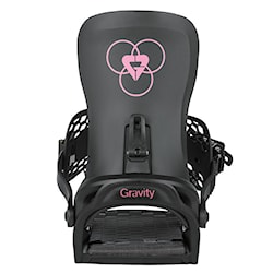 Vázání na snowboard Gravity Rise black 2026
