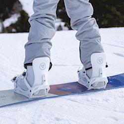 Snowboard Binding Gravity Rise white 2025