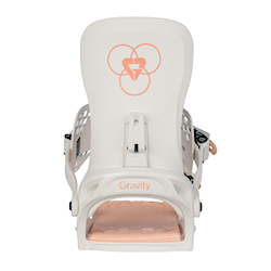 Vázání na snowboard Gravity Rise white 2026