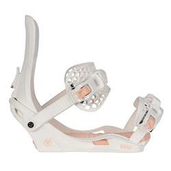 Vázání na snowboard Gravity Rise white 2026