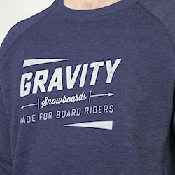 Gravity Jeremy Crew denim heather 2017