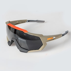 Bike Sunglasses and Goggles 100% Speedtrap soft tact quicksand | smoke 2021