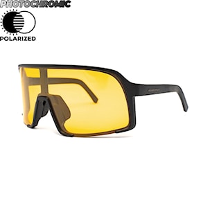 Bike okuliare Horsefeathers Magnum Photochromic matt black| yellow