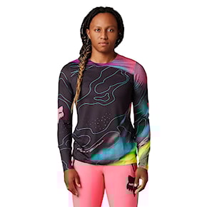 Bike dres Fox Wms Flexair Ls Lunar black/pink 2022