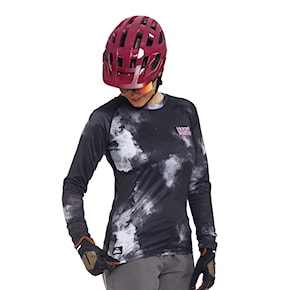 Bike dres Horsefeathers Deco LS grayscale 2025