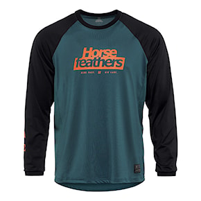 Bike Jersey Horsefeathers Spike LS petrol/black 2025