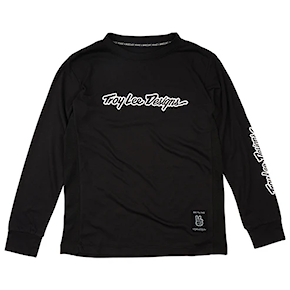 Bike dres Troy Lee Designs Youth Skyline Ride LS signature black 2025