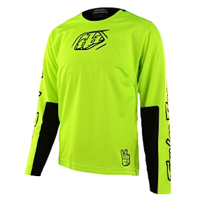 Bike koszulka Troy Lee Designs Youth Sprint LS Icon flo yellow 2023