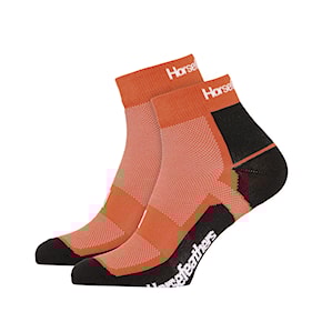 Bike ponožky Horsefeathers Cadence burnt orange 2025